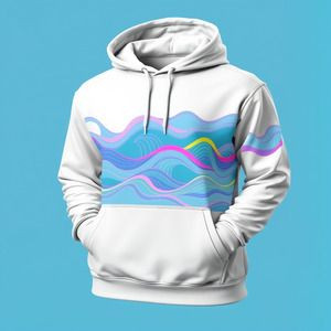 Gray Color Paint Unisex Hoodie